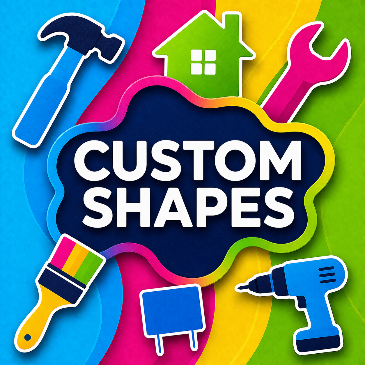 Custom Shaped Signs Icon